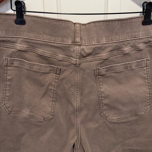 SPANX Brown Twill Shorts Size 3X - Picture 8 of 10
